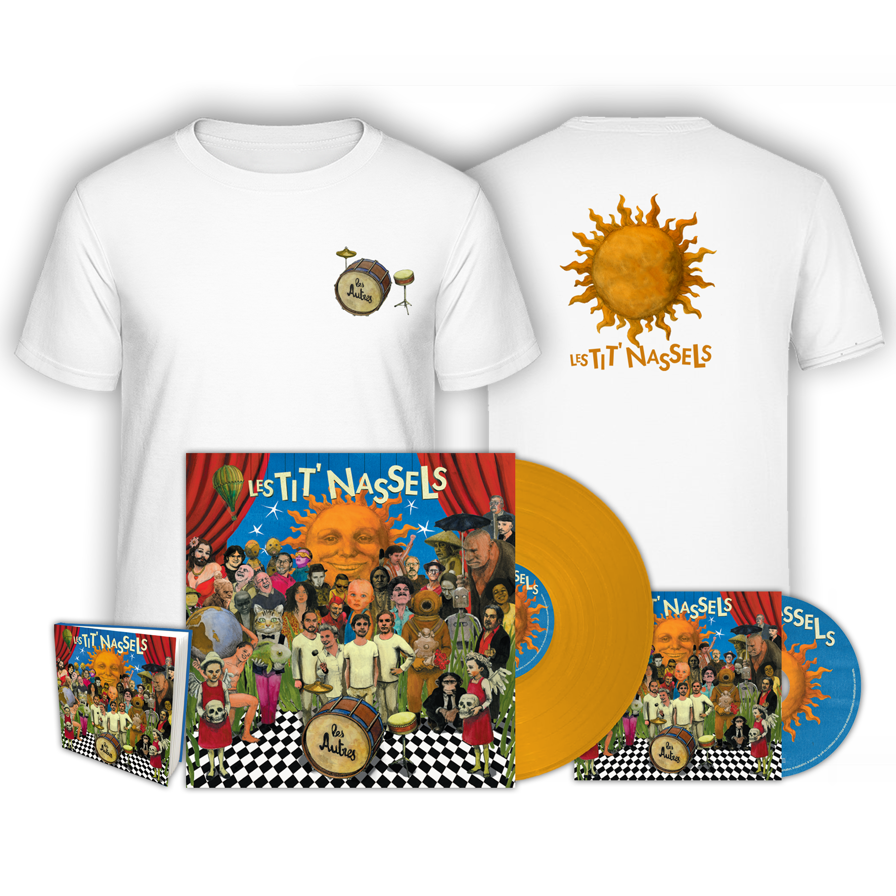 Mégapack “Les autres“ - Vinyle couleur numéroté édition limitée + CD + T-shirt + Carnet de notes