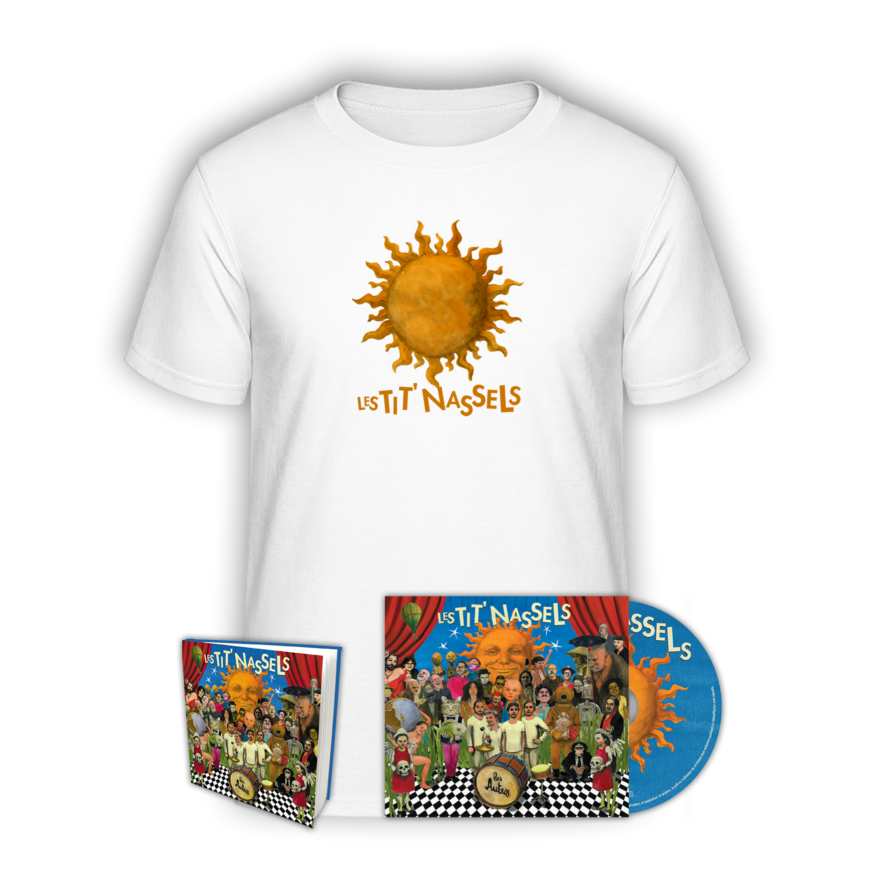 CD + T-shirt + Carnet de notes “Les autres“