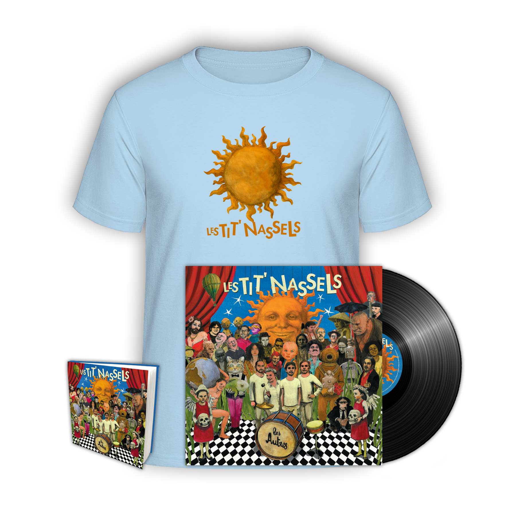 Vinyle + T-shirt + Carnet de notes “Les autres“